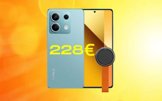 Xiaomi Redmi Note 13: ultimi pezzi a 228€ per la Festa delle Offerte Prime