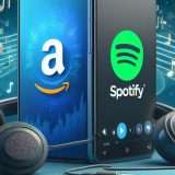 Amazon Music e Spotify: software pirata in playlist