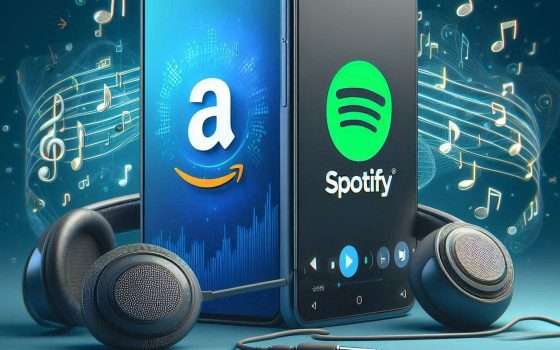 Amazon Music e Spotify: software pirata in playlist