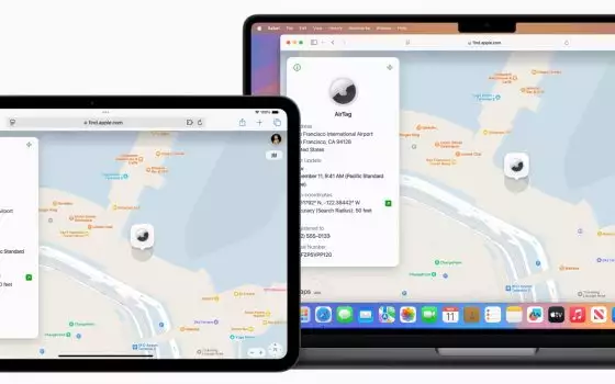 AirTag: condivisione della posizione con terze parti