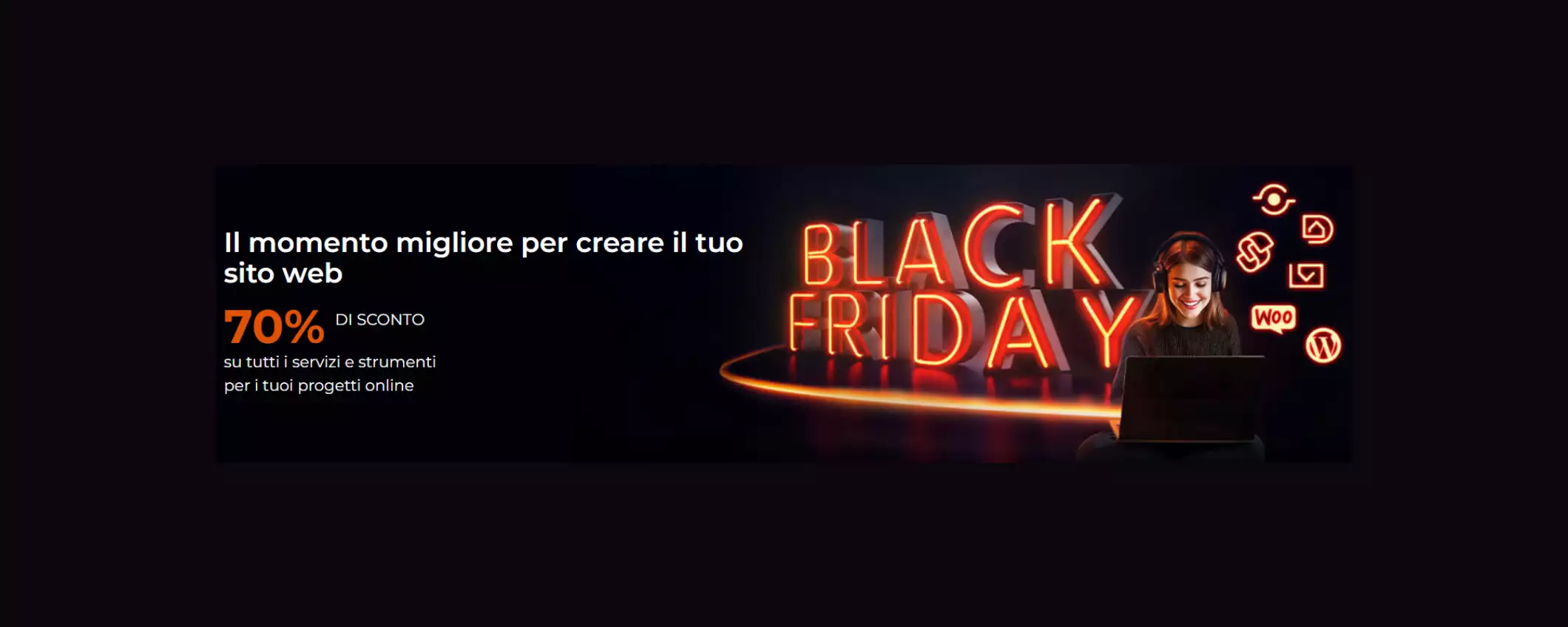 Risparmia sul tuo sito web con le promozioni Black Friday di Aruba Hosting