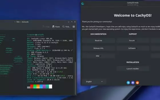 CachyOS migliora il supporto per l'hardware AMD e Nvidia