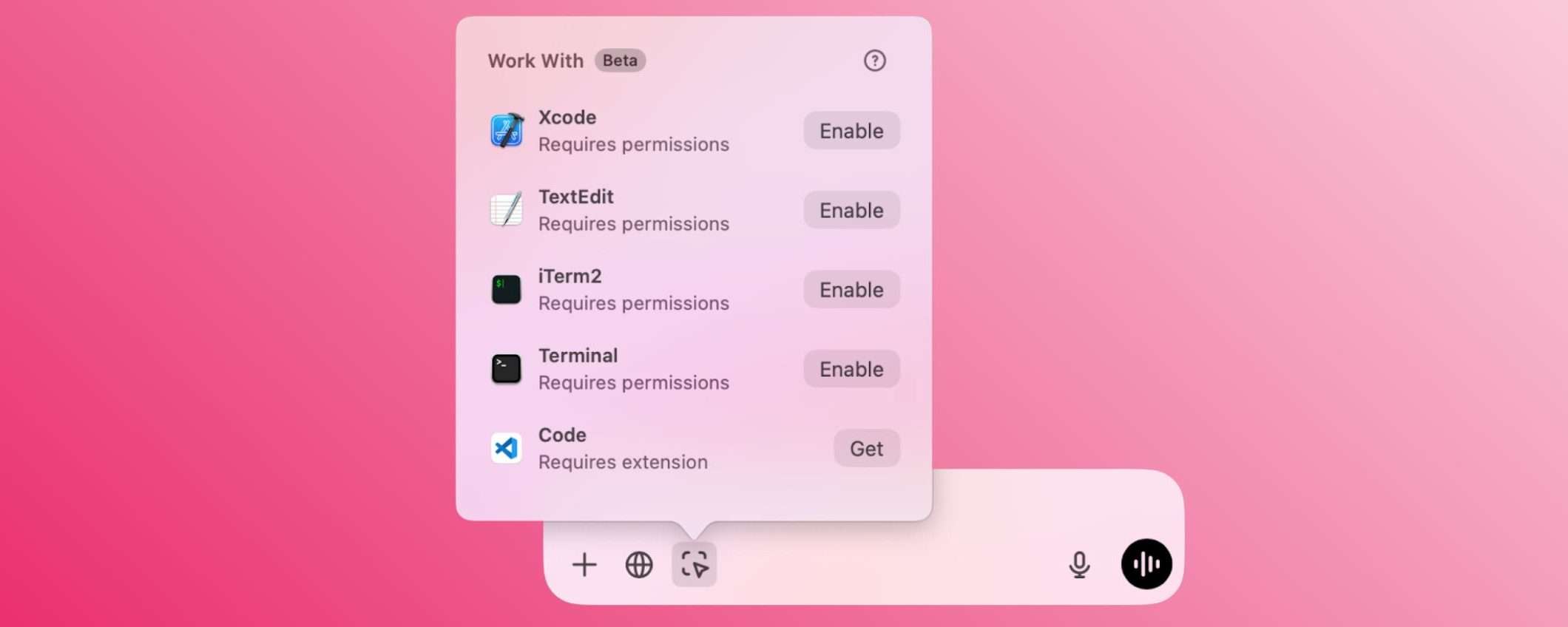 ChatGPT funziona con alcune app di coding per il Mac