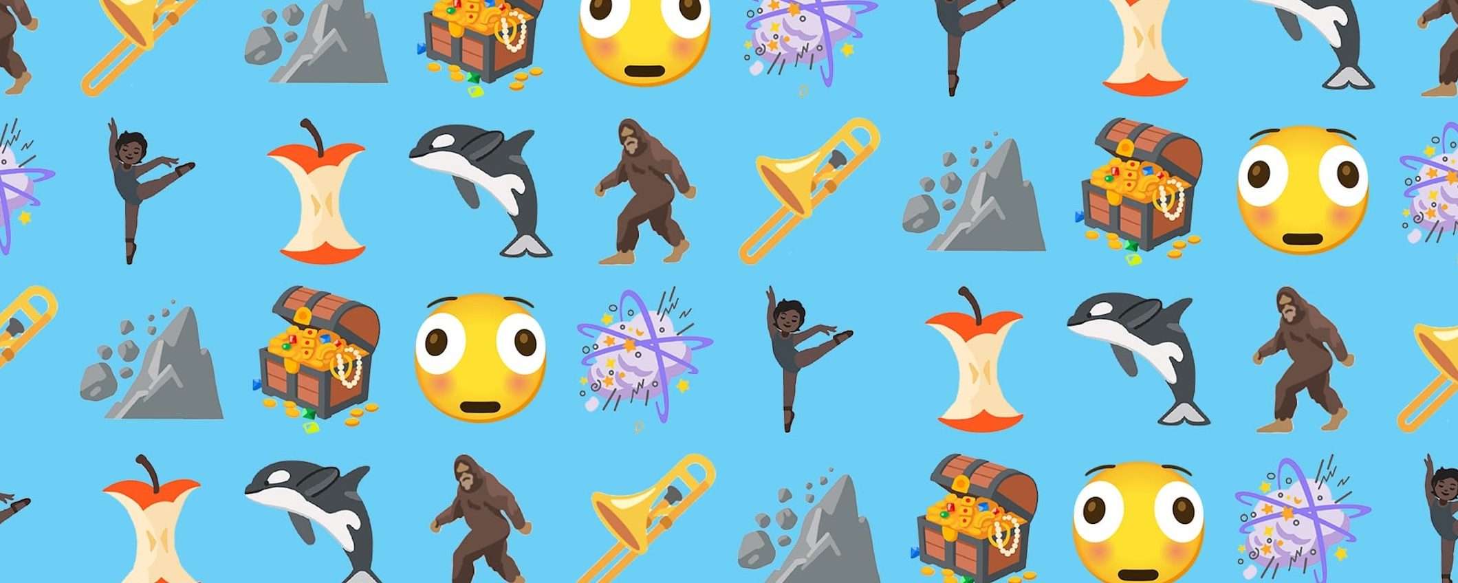 Nuove emoji in arrivo nel 2025, c'è anche Bigfoot