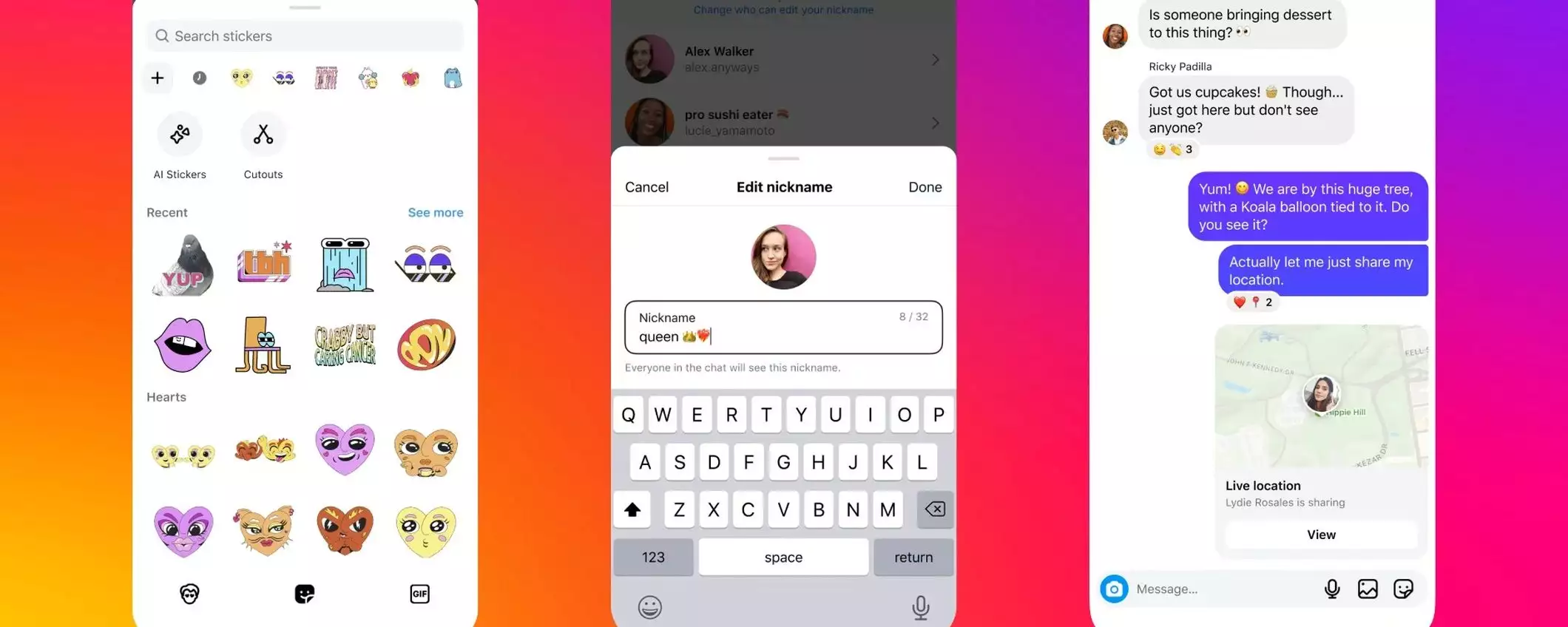 Instagram: condivisione della posizione nei DM