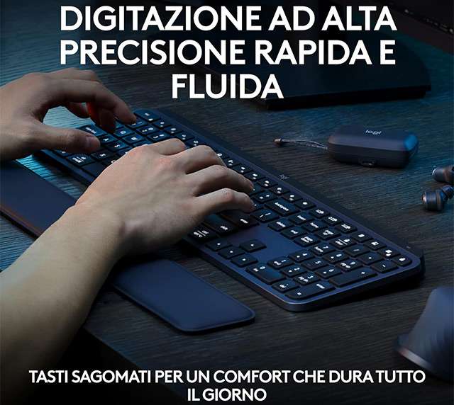 Il design di Logitech MX Keys S