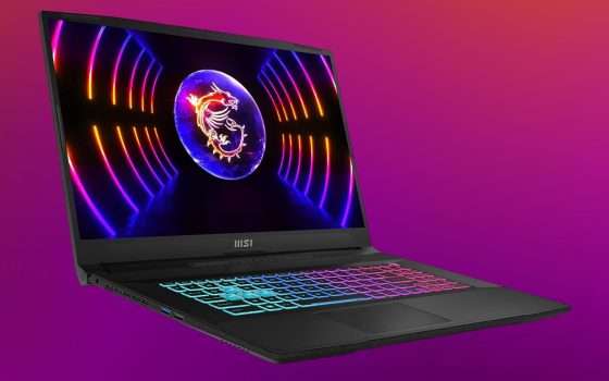 MSI Katana 15: fantastico notebook da gaming (i7+RTX 4060) al minimo storico per il Black Friday