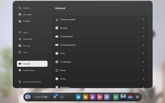 Meta aggiorna l'interfaccia di Horizon OS