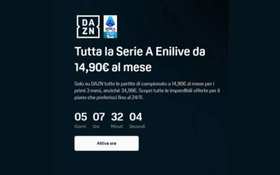 Offerta DAZN Black Friday