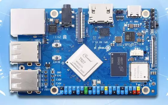 Orange Pi 4A: la scheda SBC a basso costo con CPU octacore