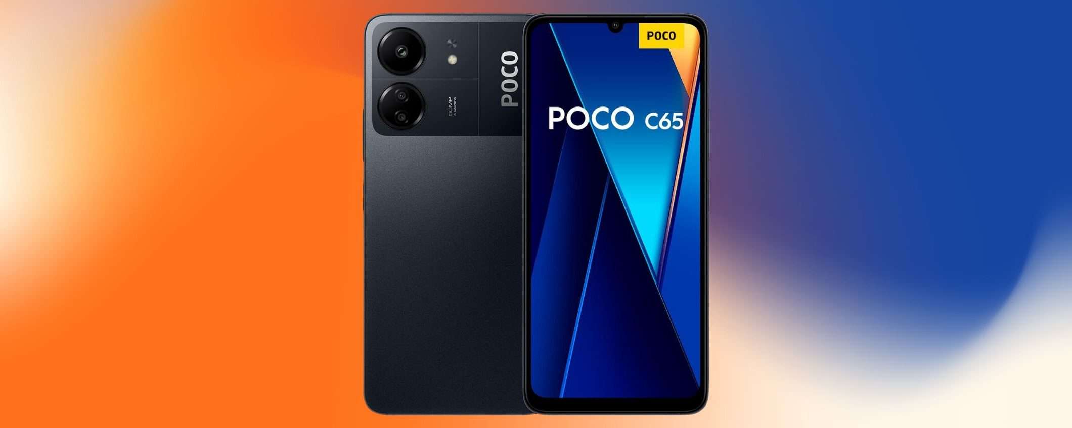 POCO C65: smartphone 8+256GB con tripla camera 50MP a 109,90 euro (Black Friday Amazon)