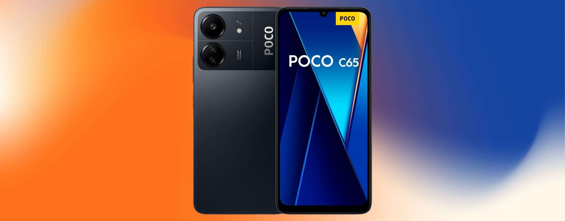 POCO C65: smartphone 8+256GB con tripla camera 50MP a 109,90 euro (Black Friday Amazon)