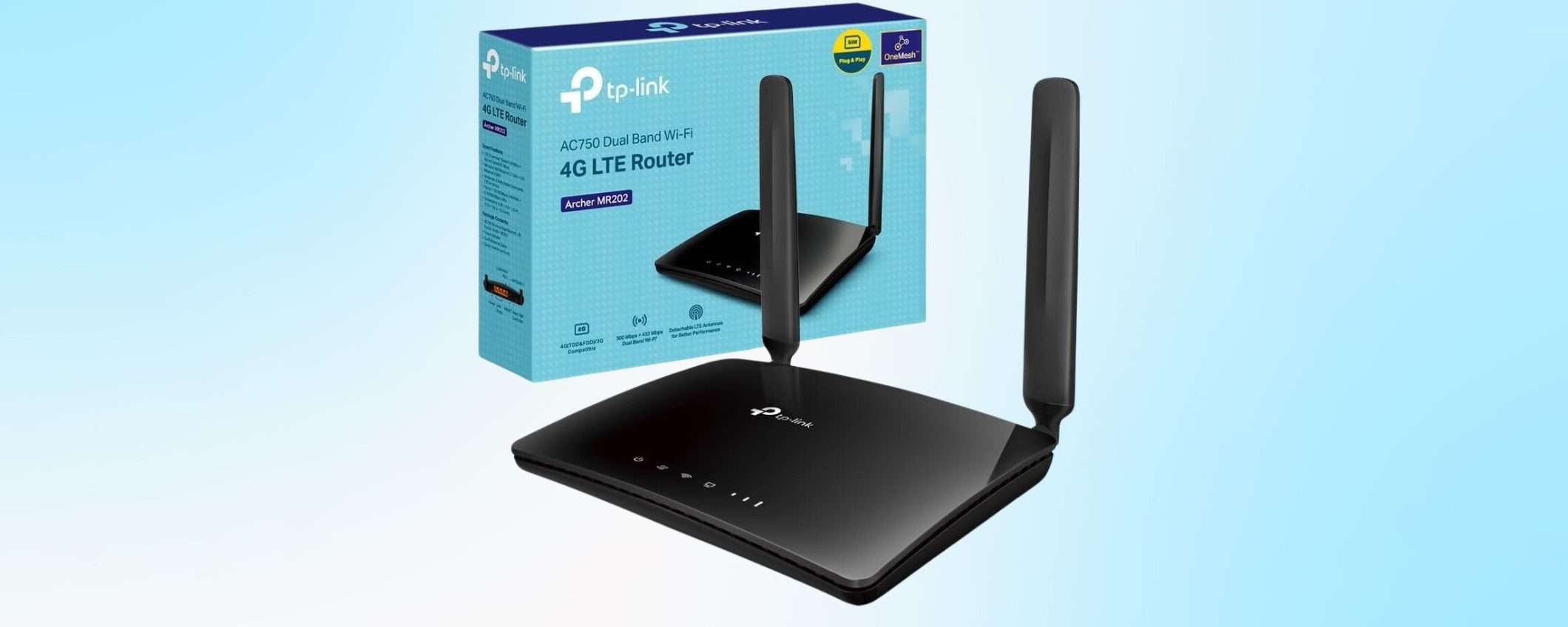 Router TP-Link con supporto SIM in sconto al minimo storico (coupon Amazon)