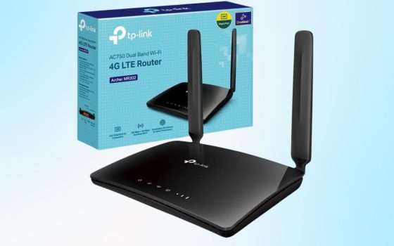 Router TP-Link con supporto SIM in sconto al minimo storico (coupon Amazon)