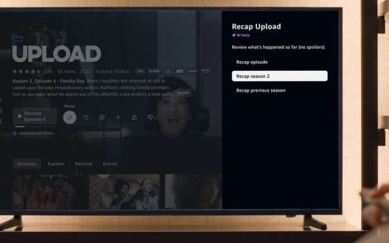 Prime Video, riassunti AI di serie TV ed episodi senza spoiler