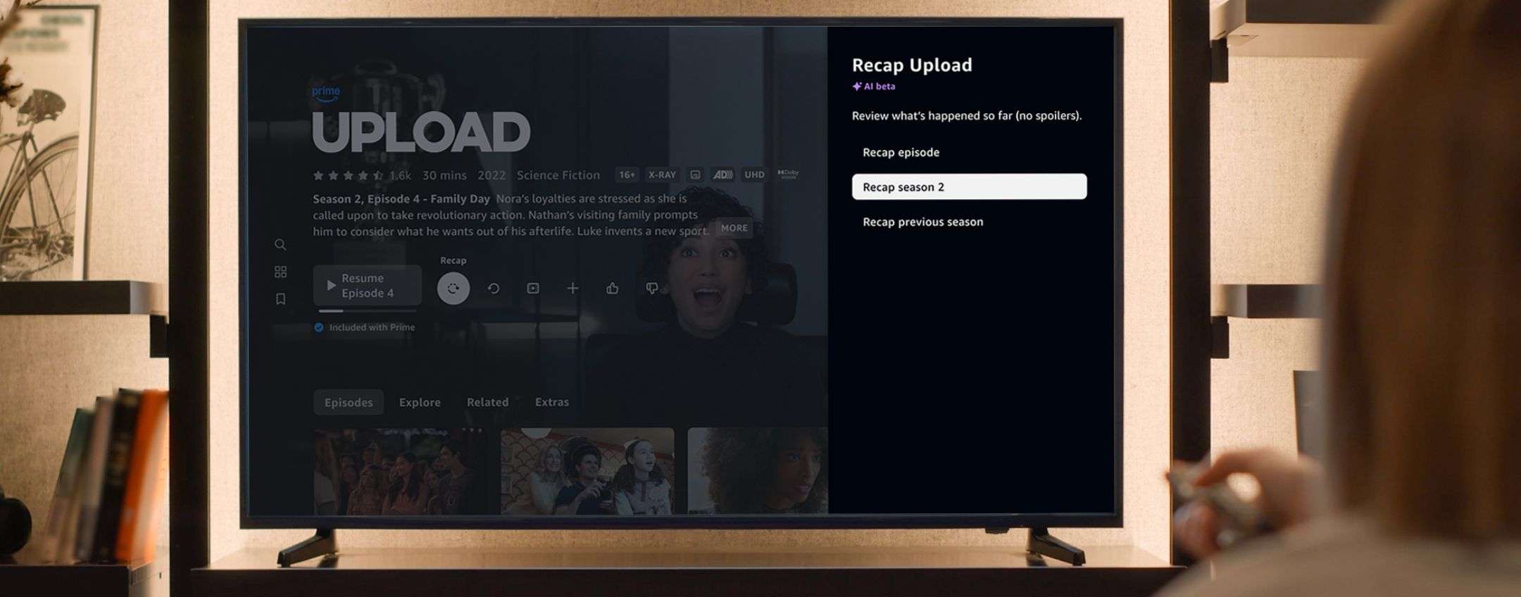 Prime Video, riassunti AI di serie TV ed episodi senza spoiler