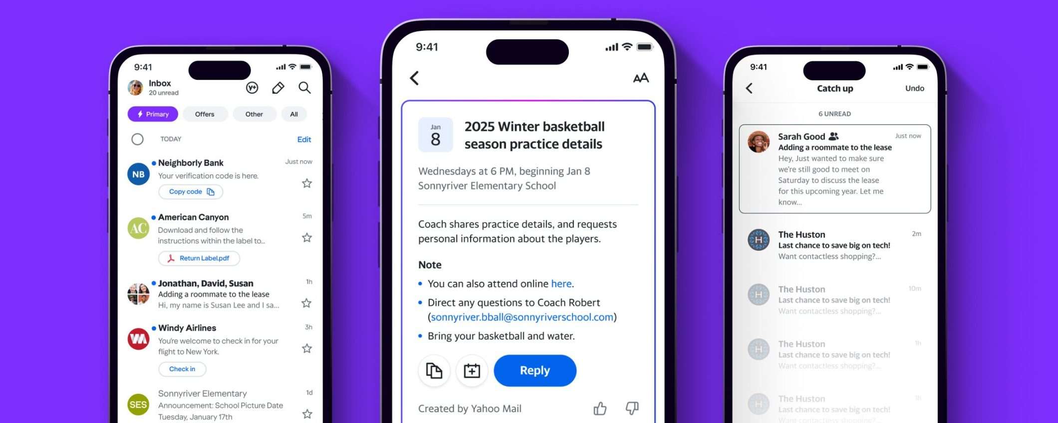 Yahoo Mail: nuove funzionalità AI per l'app mobile