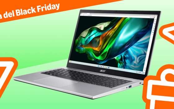 Notebook Acer Aspire 3 a -150€ per il Black Friday