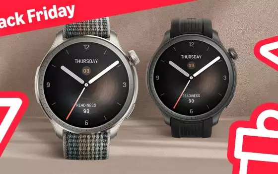 Black Friday: minimo storico per lo smartwatch Amazfit Balance