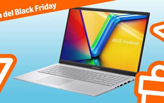 Black Friday: laptop ASUS con Windows 11 e Intel Core a soli 399€