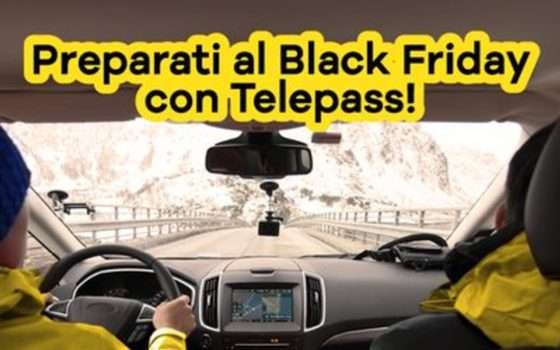 Risparmia il 50% sui pedaggi con il Black Friday Telepass