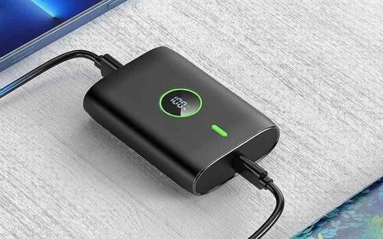 Mini powerbank da 10000 mAh a SOLI 12€ (è un'offerta a tempo)