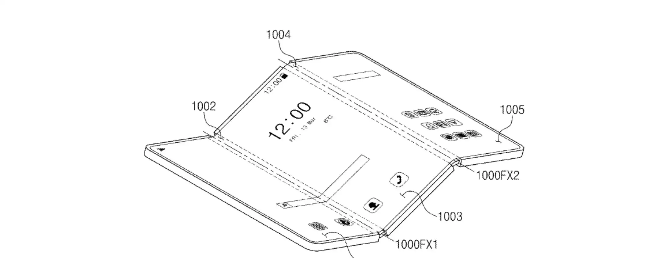 Samsung smartphone tri-fold, brevetto svela design