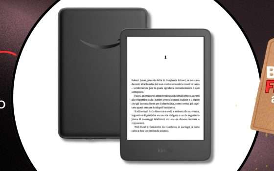 NUOVO Amazon Kindle, schermo che replica la carta e lettura digitale