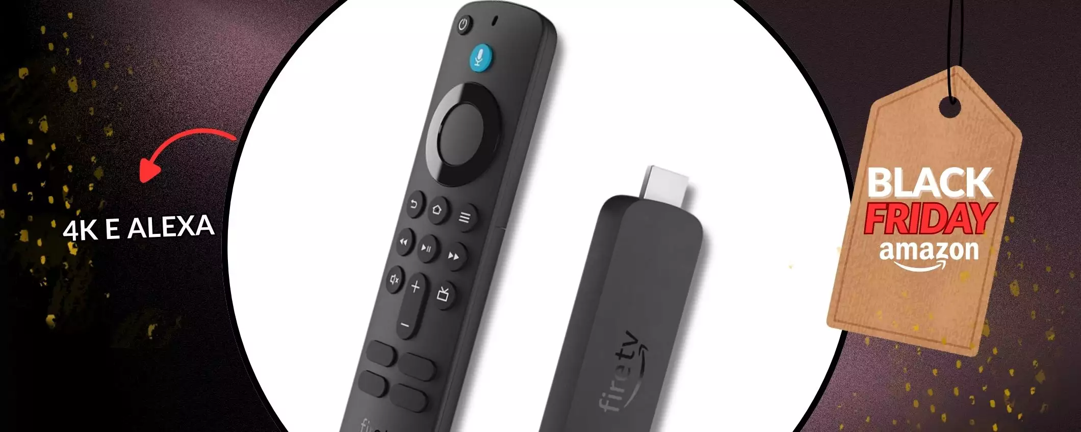 Fire TV Stick 4K svecchia il televisore e aggiunge Amazon Alexa (36€)