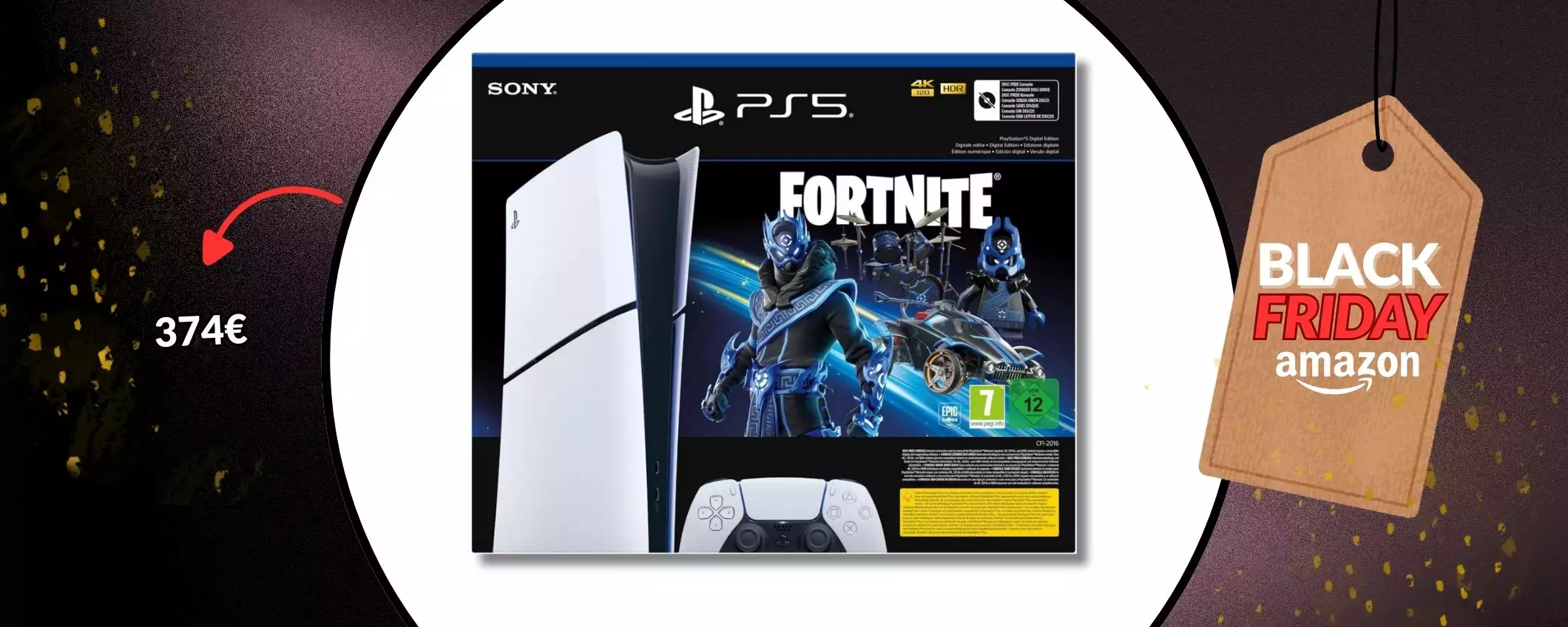 Bundle PS5 + Cobalt Star Fortnite: il prezzo è da regalo di Natale