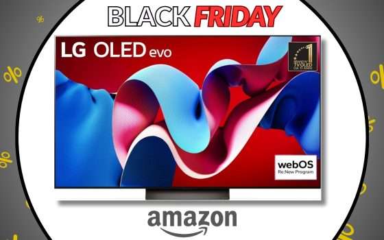 Questa LG OLED evo 65'' è un affare Black Friday: doppio sconto Amazon