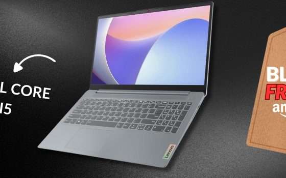 Con 500€ compri il notebook perfetto: Lenovo IdeaPad Slim 3 al Black Friday