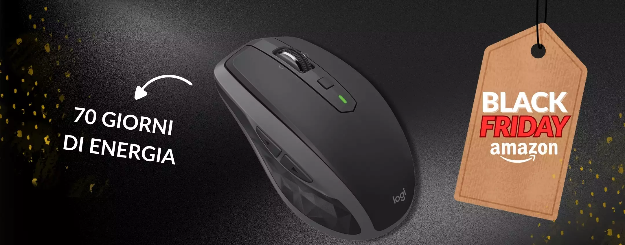 Logitech MX Anywhere 2S  il mouse Bluetooth da collegare a tre dispositivi in contemporanea con scorrimento rapido e prestazioni eccezionali.