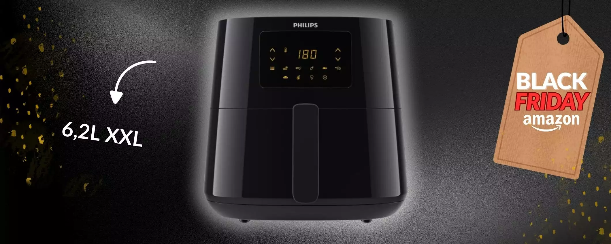 Philips Serie 3000: la friggitrice aria più desiderata crolla a 77€