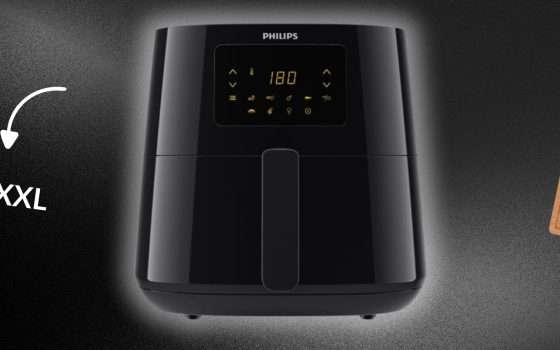 Philips Serie 3000: la friggitrice aria più desiderata crolla a 77€