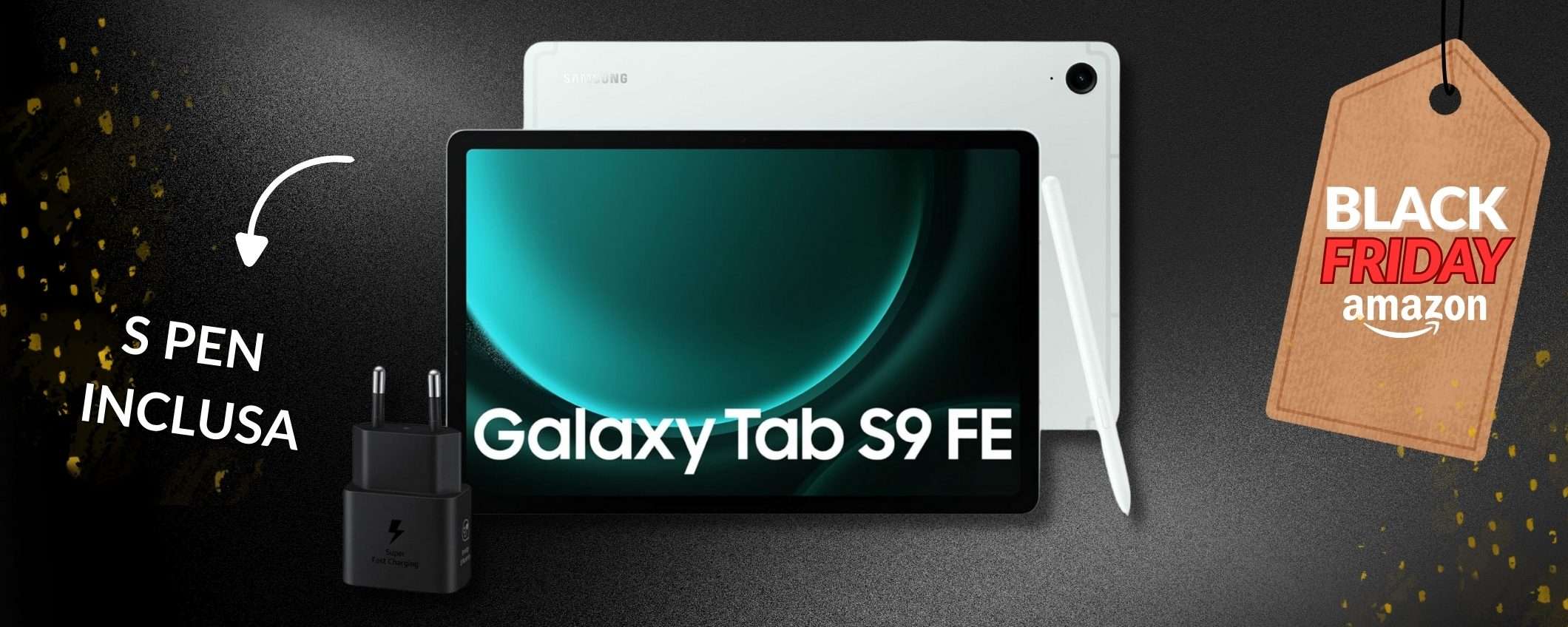 Samsung Galaxy Tab S9 FE con penna inclusa: strepitoso sconto del 19%