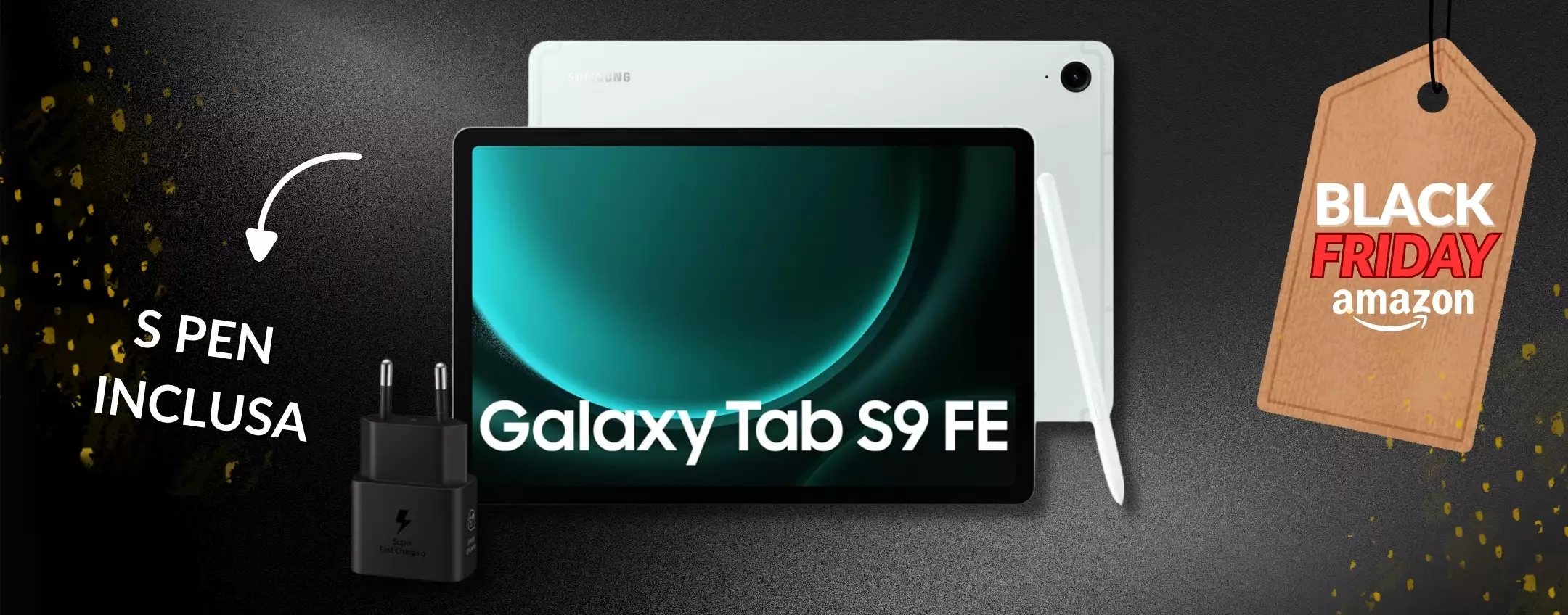 Samsung Galaxy Tab S9 FE, Caricatore incluso