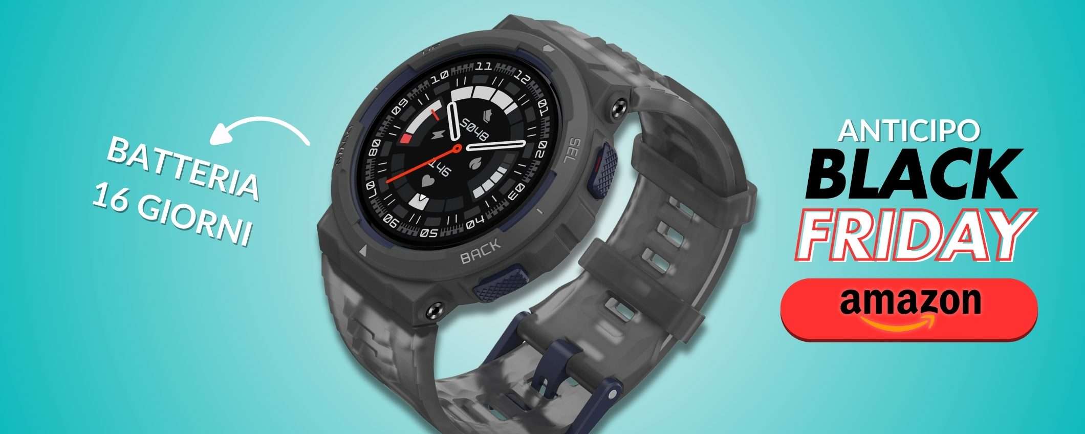 Amazfit Active Edge, meno di 90€ per uno smartwatch prezioso (GPS)