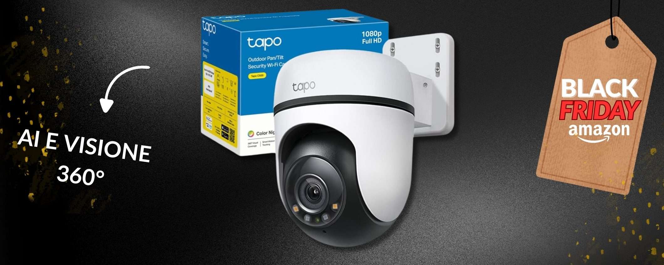 TAPO C500, basta solo lei per tenere casa sicura: telecamera FHD esterno