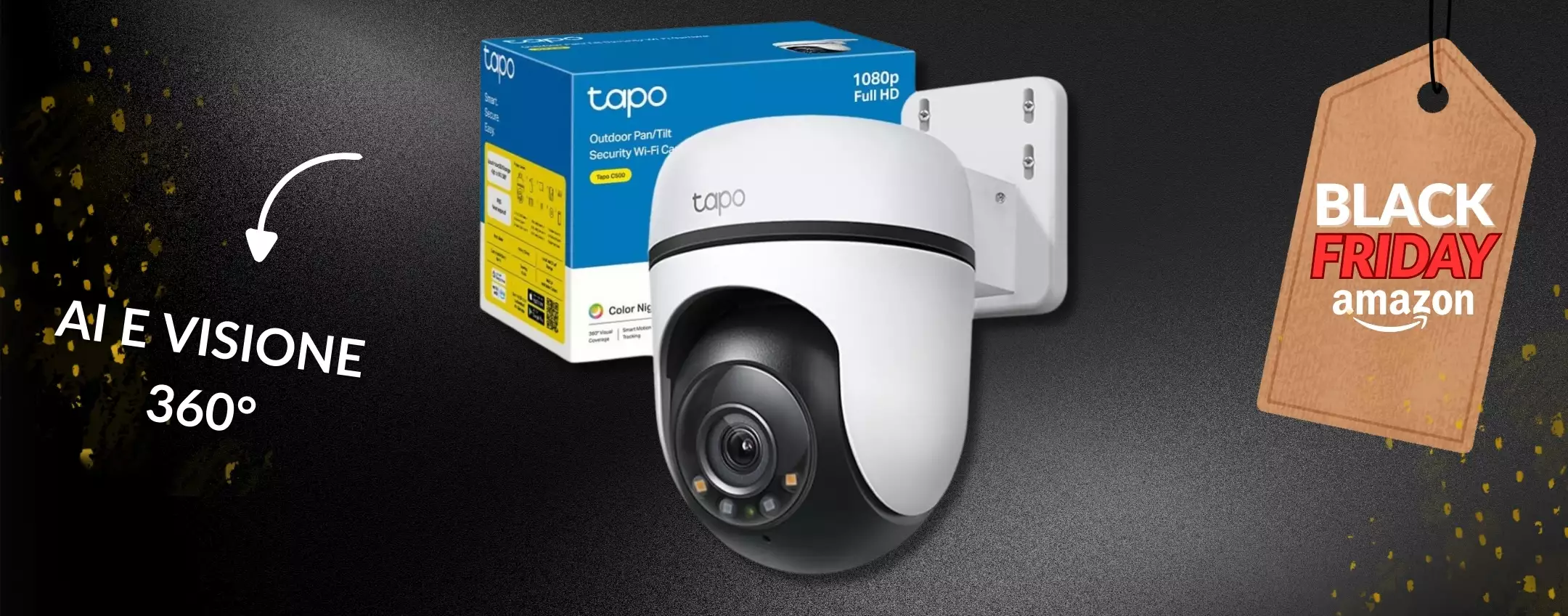 Tapo C500 Telecamera Wi-Fi Esterno FHD