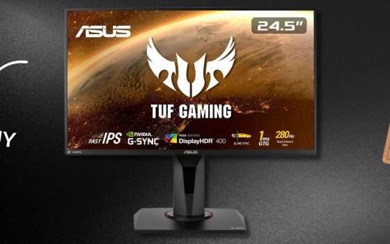 Su Amazon il monitor ASUS TUF è scontatissimo: 280Hz e HDR400