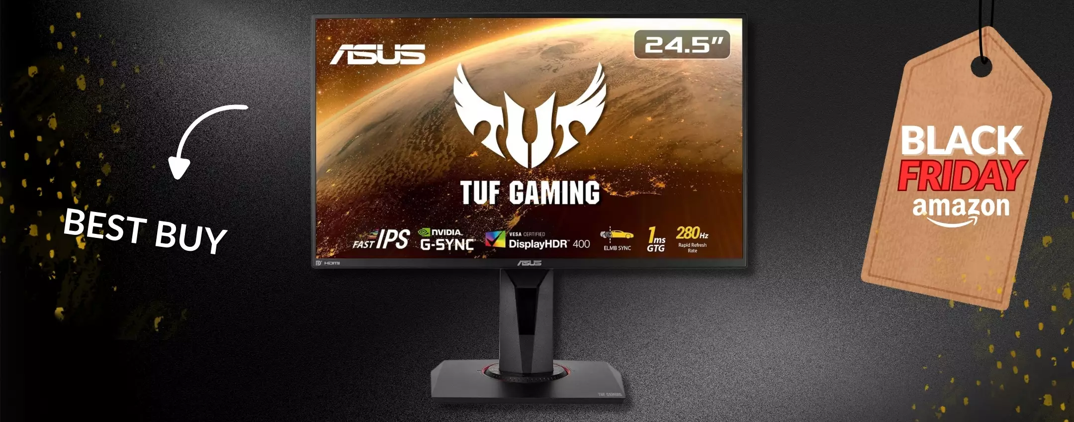 ASUS TUF Monitor Gaming VG259QM 24.5