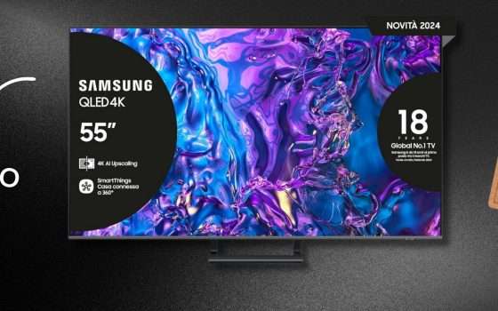 Questa Smart TV Samsung 2024 rende il salotto un cinema: 4K e non solo