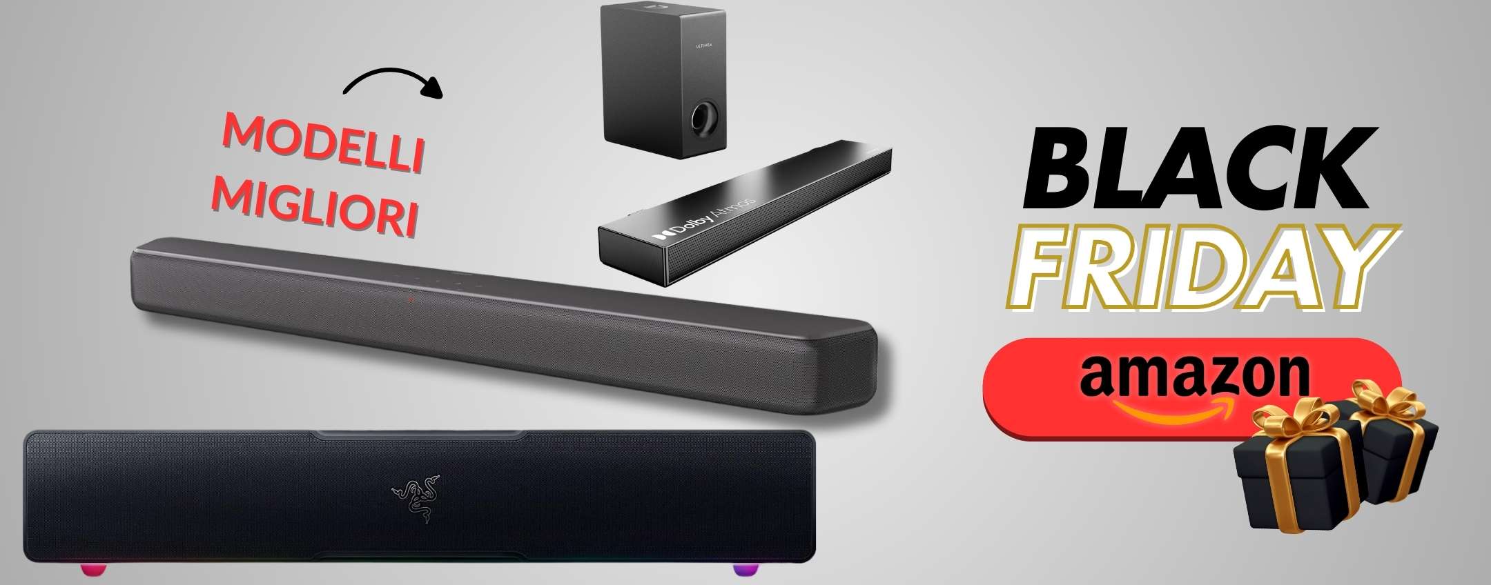 Black Friday Amazon 2024: le migliori soundbar in sconto