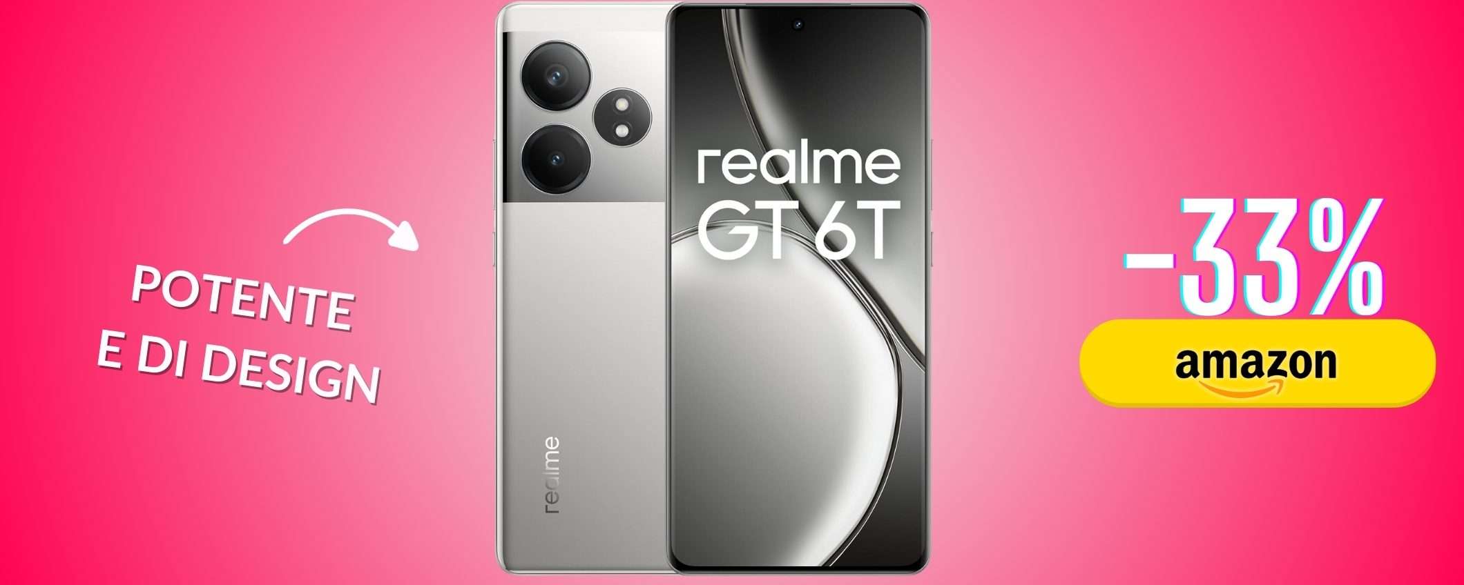 Budget medio? Realme GT 6T 5G è lo smartphone perfetto (in sconto)