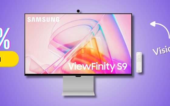 Samsung ViewFinity S9 annienta la quarta parete con risoluzione 5K (-43%)