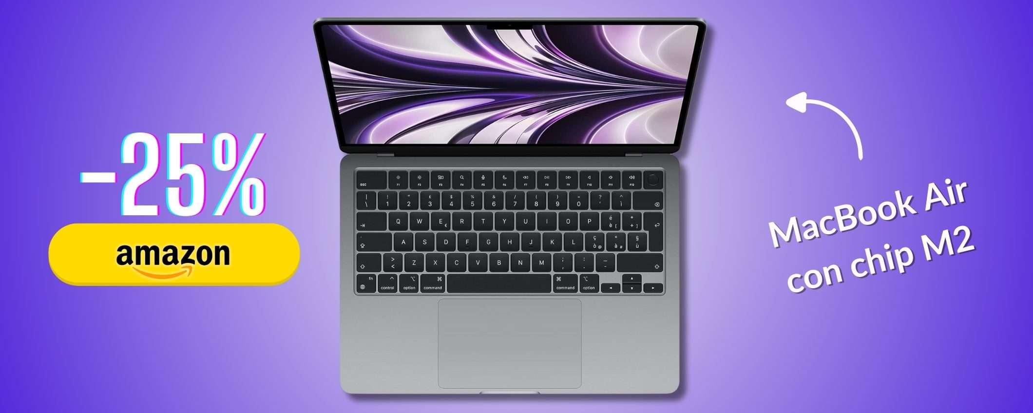 MacBook Air M2 a prezzo regalo: meno di 900€ con 8/256GB (anche a rate)