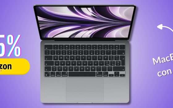 MacBook Air M2 a prezzo regalo: meno di 900€ con 8/256GB (anche a rate)