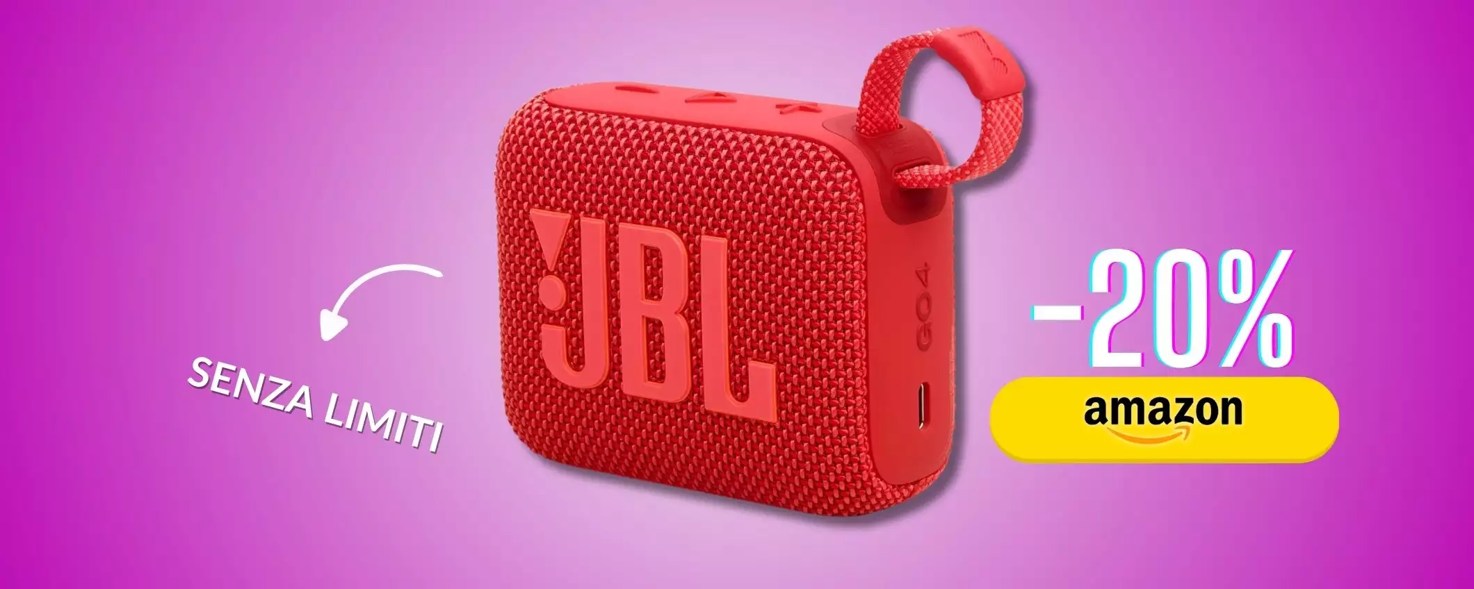 JBL GO 4 per una cassa che porti in giro e suona potentissima (-20%)