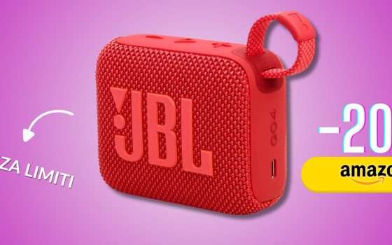 JBL GO 4 per una cassa che porti in giro e suona potentissima (-20%)